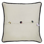 Quirks! Pillows Vancouver Hand-Embroidered Pillow by CatStudio
