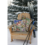 Quirks! Pillows Vermont Hand-Embroidered Pillow