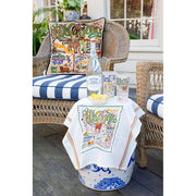 Quirks! Pillows Wyoming Hand-Embroidered Pillow