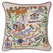 Quirks! Pillows Yosemite Hand-Embroidered Pillow