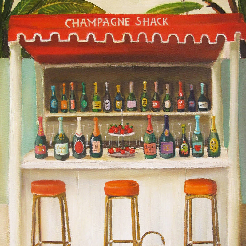 Quirks! Posters, Prints, & Visual Artwork Champagne Shack Art Print - 8.5 X 11" by Janet Hill