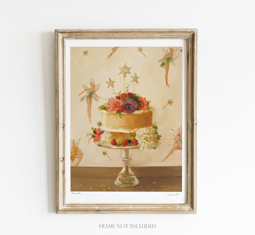 Quirks! Posters, Prints, & Visual Artwork Fairy Cake Art Print - 8.5" X 11" by Janet Hill