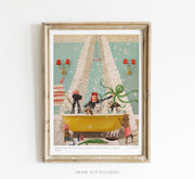 Quirks! Posters, Prints, & Visual Artwork Miss Moon Lesson Thirteen 8.5"x11" Art Print by Janet Hill