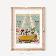 Quirks! Posters, Prints, & Visual Artwork Miss Moon Lesson Thirteen. Art Print - 11" X 14" by Janet Hill