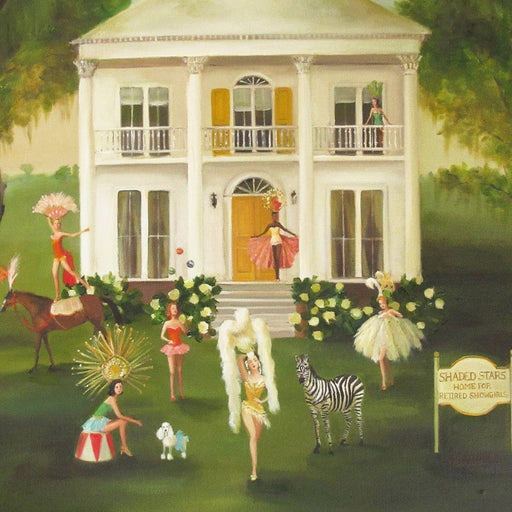 Quirks! Posters, Prints, & Visual Artwork Shaded Stars, The Home For Retired Showgirls Art Print 8.5x11 by Janet Hill