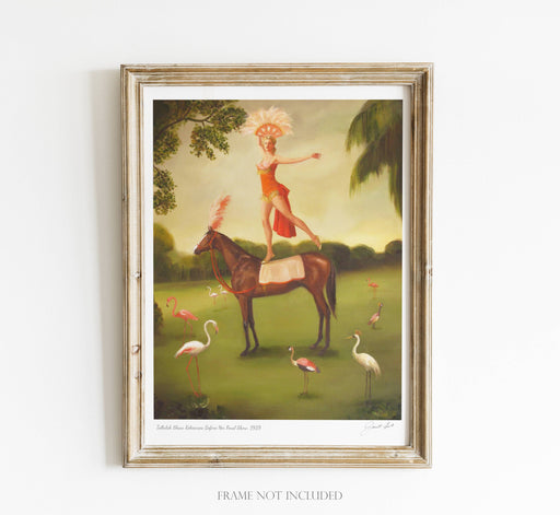 Quirks! Posters, Prints, & Visual Artwork Tallulah Shaw Rehearses Art Print - 8.5" X 11" by Janet Hill