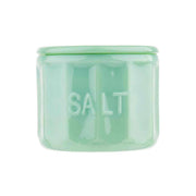 Quirks! salt cellar Jadeite Glass Collection Salt Cellar With Lid