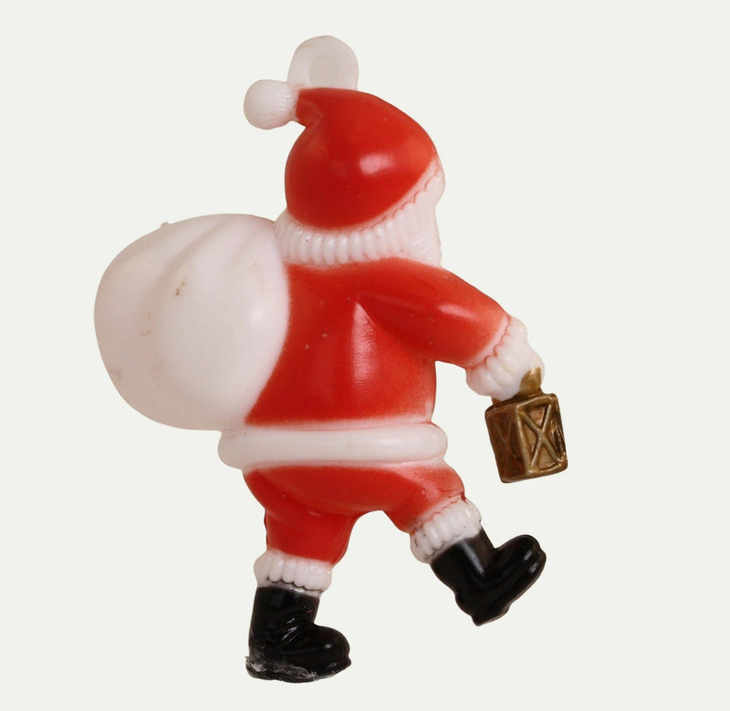 Quirks! Santa - 2.25" Tall - Set of 2 - 1960s Retro Style