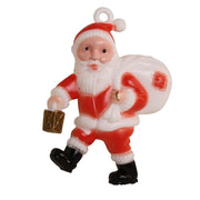 Quirks! Santa - 2.25" Tall - Set of 2 - 1960s Retro Style