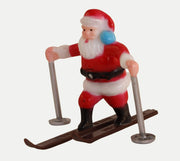 Quirks! Santa Skiers - 1960 Vintage - Two Figures