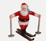 Quirks! Santa Skiers - 1960 Vintage - Two Figures