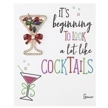 Quirks! Seasonal Decor 2" Christmas Cocktail Pin