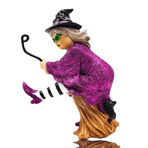 Quirks! Seasonal Decor Broomhilda Which Witch Ornament by December Diamonds