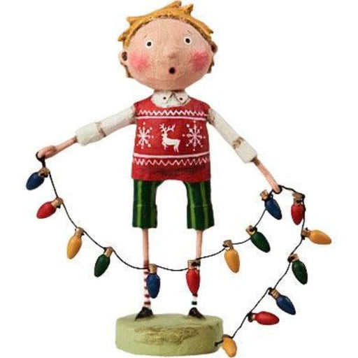 Quirks! Seasonal Decor, Christmas All Lit Up Holiday Figurine by Lori Mitchell