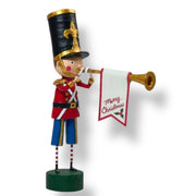 Quirks! Seasonal Decor, Christmas Announcing Christmas Figurine by Lori Mitchell *NEW for 2025*