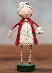 Quirks! Seasonal Decor, Christmas Cozy Claus Couple Set of 2 Christmas Figurines by Lori Mitchell