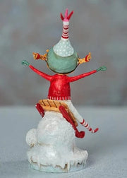 Quirks! Seasonal Decor, Christmas Downhill Dawn by Lori Mitchell