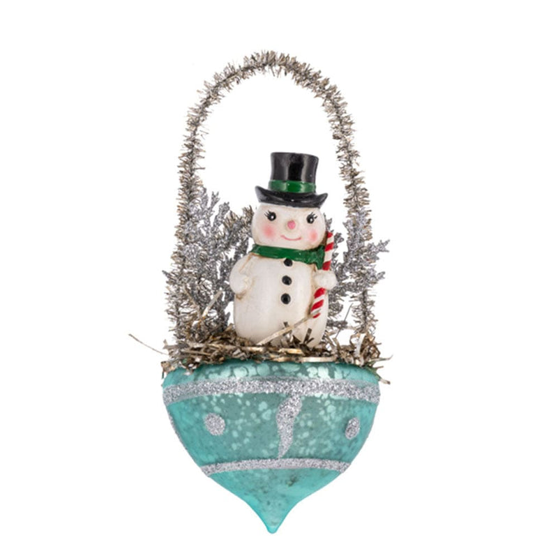 Quirks! Seasonal Decor Christmas Figure in Ornament Basket Set of 3