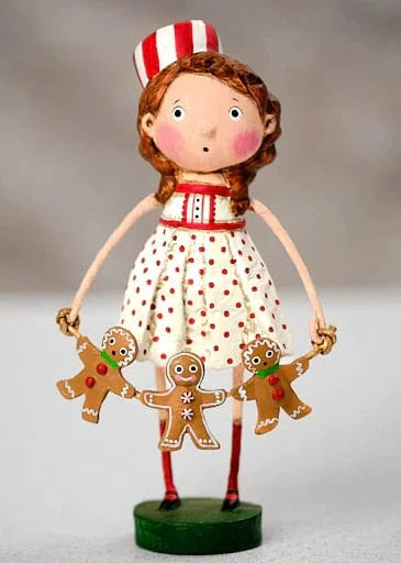 Quirks! Seasonal Decor, Christmas Ginger Spice Christmas Figurine by Lori Mitchell