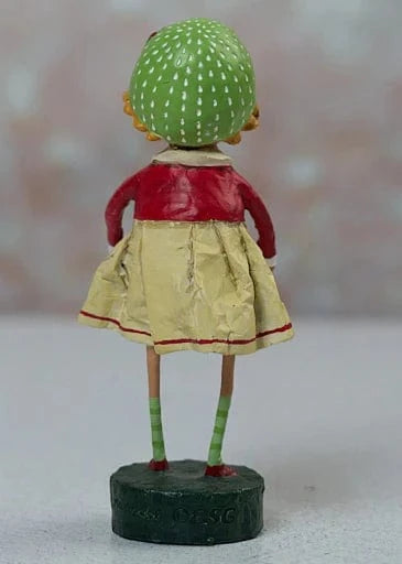 Quirks! Seasonal Decor, Christmas Holly Christmas Caroler Figurine by Lori Mitchell