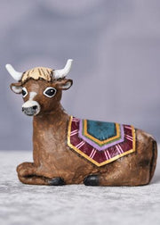 Quirks! Seasonal Decor, Christmas Holy Cow Lori Mitchell Nativity Figurine