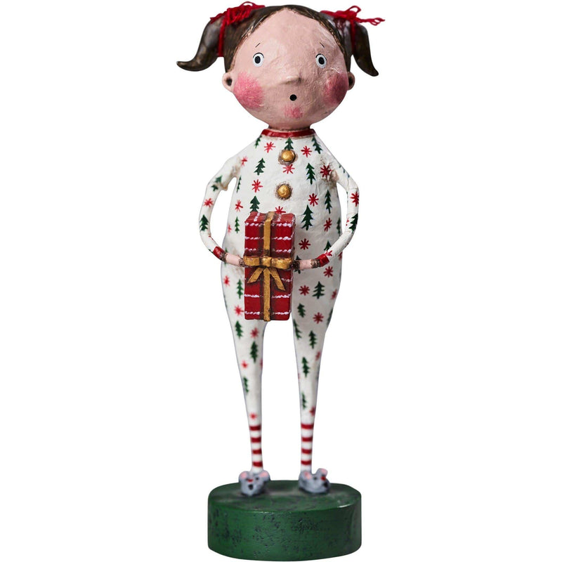 Quirks! Seasonal Decor, Christmas Jenny's Christmas Jammies Lori Mitchell Holiday Figurine