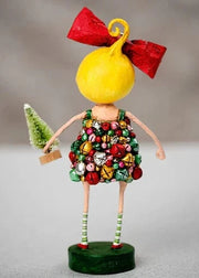 Quirks! Seasonal Decor, Christmas Jingle Belle Christmas Figurine by Lori Mitchell