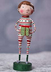 Quirks! Seasonal Decor, Christmas Joey's Christmas Jammies Lori Mitchell Holiday Figurine