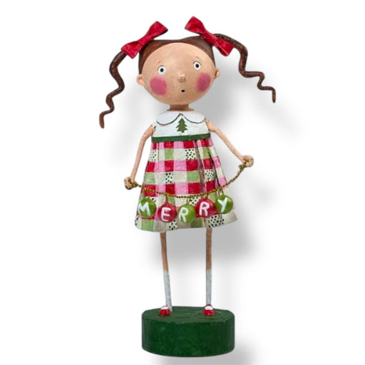 Quirks! Seasonal Decor, Christmas Merry Mary Christmas Figurine by Lori Mitchell *NEW for 2025*