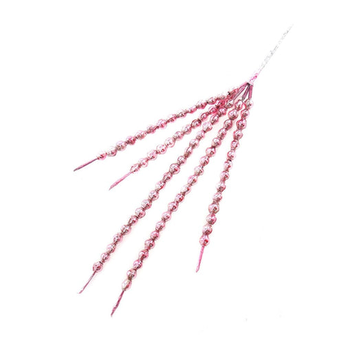 Quirks! Seasonal Decor, Christmas Mid-Century Style Glass Picks - Blush by Cody Foster & Co