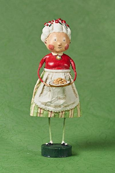 Quirks! Seasonal Decor, Christmas Mrs. Claus Holiday Lori Mitchell Collectible Figurine