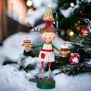 Quirks! Seasonal Decor, Christmas Patty Cake Christmas Figurine by Lori Mitchell