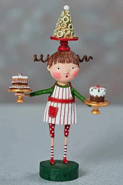 Quirks! Seasonal Decor, Christmas Patty Cake Christmas Figurine by Lori Mitchell