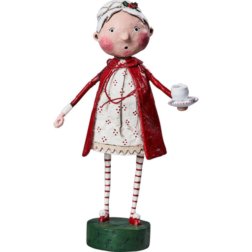 Quirks! Seasonal Decor, Christmas Rosy Cozy Mrs. Claus Lori Mitchell Christmas Figurine