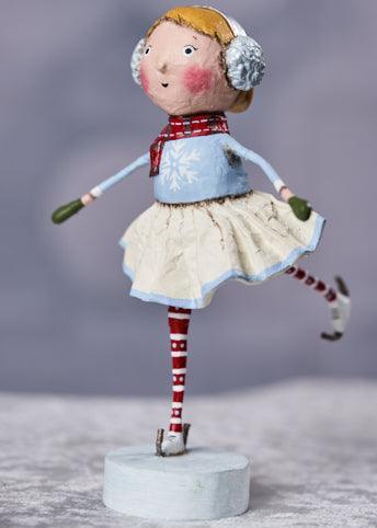 Quirks! Seasonal Decor, Christmas Skating Katie Lori Mitchell Christmas - Winter Figurine