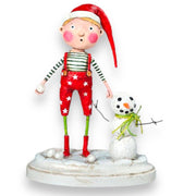Quirks! Seasonal Decor, Christmas Snowy Joey by Lori Mitchell
