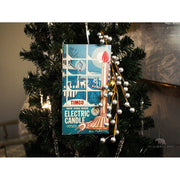 Quirks! Seasonal Decor, Christmas Timco Electric Candle Christmas Lights Box Wood Cutout-10"