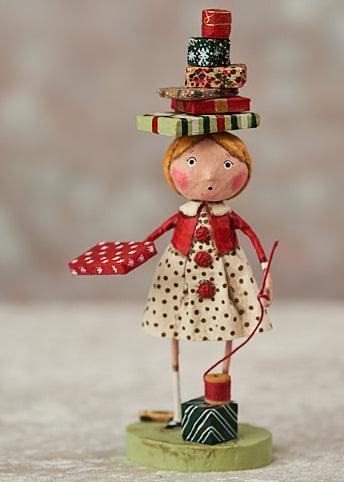 Quirks! Seasonal Decor, Christmas Wrappings and Ribbons Holiday Figurine by Lori Mitchell