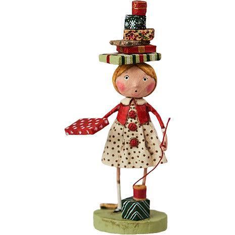 Quirks! Seasonal Decor, Christmas Wrappings and Ribbons Holiday Figurine by Lori Mitchell