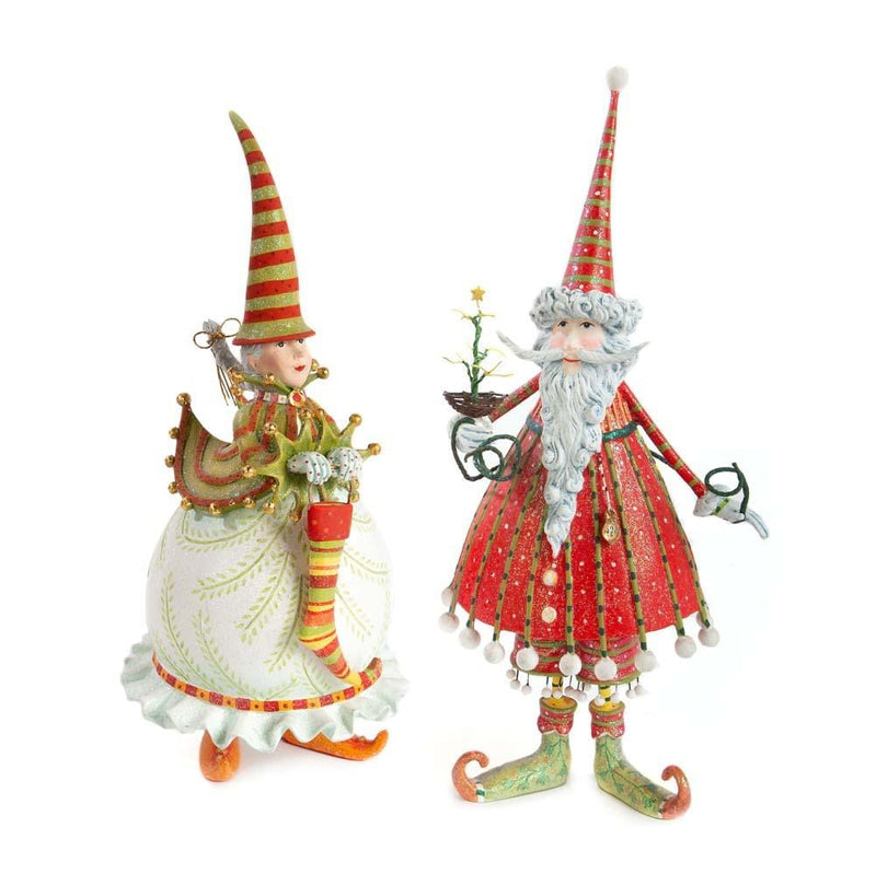 Quirks! Seasonal Decor Dash Away Mrs. Santa Figure by Patience Brewster