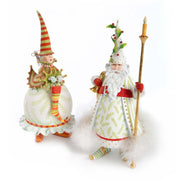 Quirks! Seasonal Decor Dash Away Mrs. Santa Figure by Patience Brewster