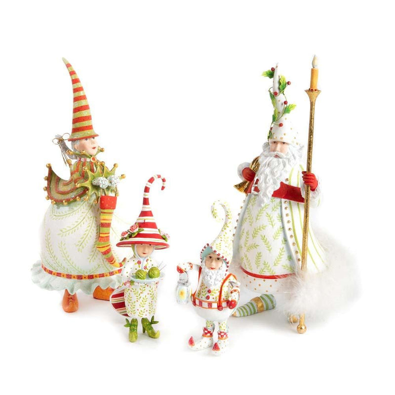 Quirks! Seasonal Decor Dash Away Mrs. Santa Figure by Patience Brewster