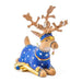 Quirks! Seasonal Decor Dash Away Sitting Comet Reindeer Figure by Patience Brewster