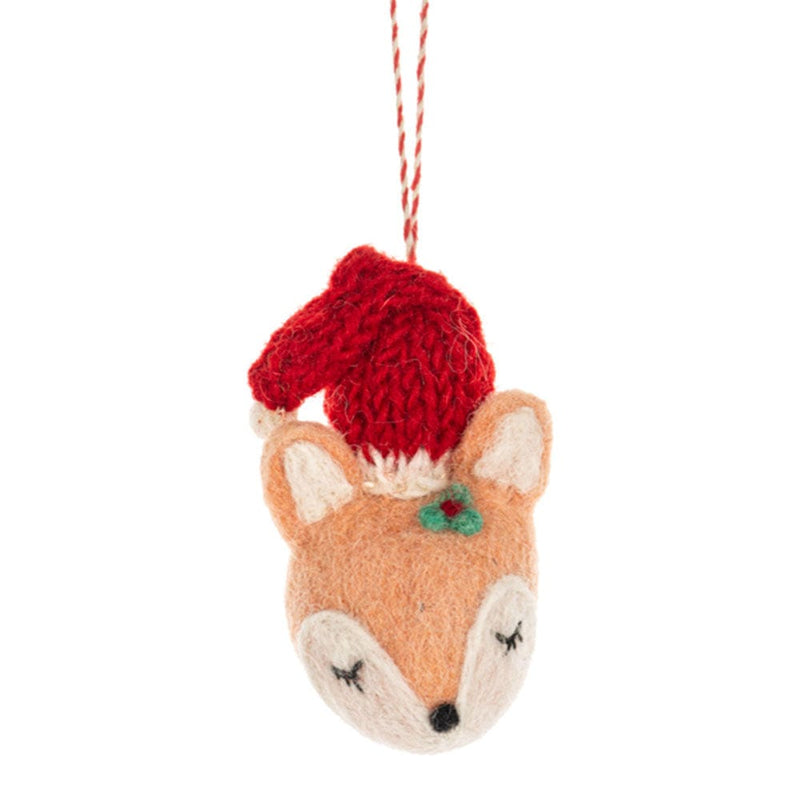 Quirks! Seasonal Decor Felted Wool Winter Pal Ornaments Set of 3