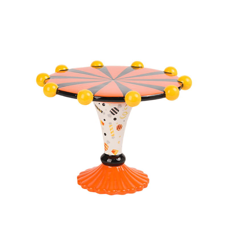 Quirks! Seasonal Decor, Halloween 10.5" Halloween Cake Plate Stand - NEW 2024 by December Diamonds