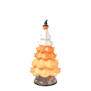 Quirks! Seasonal Decor, Halloween 14" Candy Corn Tree w/LED Lights by December Diamonds