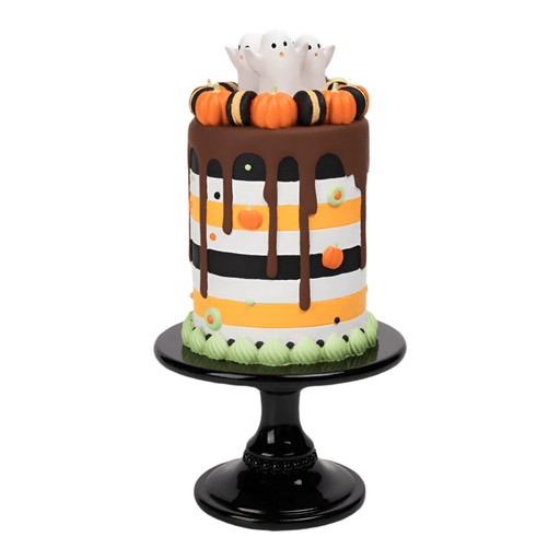 Quirks! Seasonal Decor, Halloween 15.5" Halloween Drip Cake - NEW 2024 by December Diamonds