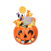 Quirks! Seasonal Decor, Halloween 17" Candy Pumpkin - NEW 2024 by December Diamonds