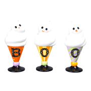 Quirks! Seasonal Decor, Halloween 3 Asst BOO Ghost Desserts - NEW 2024 by December Diamonds