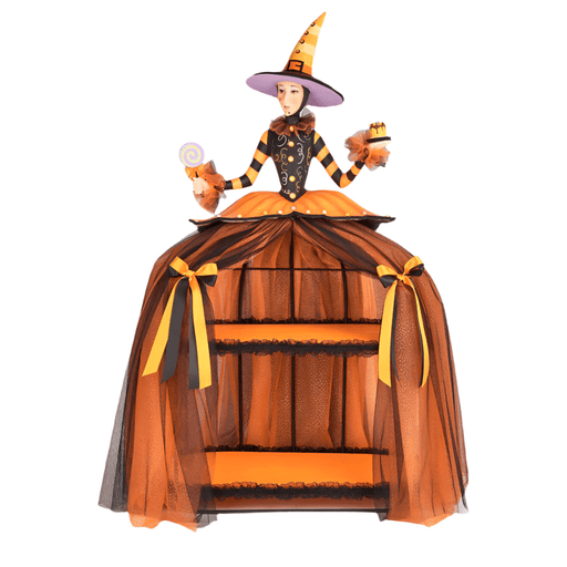 Quirks! Seasonal Decor, Halloween 43" Carnival Witch Dessert Displayer by December Diamonds